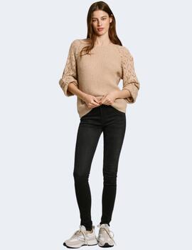 Jersey Pepe Jeans Mujer Beige Hailey