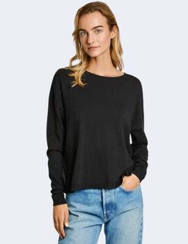 Jersey Pepe Jeans Mujer Isela Crew Neck Negro