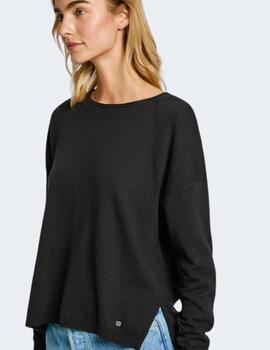 Jersey Pepe Jeans Mujer Isela Crew Neck Negro