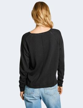 Jersey Pepe Jeans Mujer Isela Crew Neck Negro