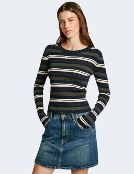 Jersey Pepe Jeans Mujer Verde Hillary