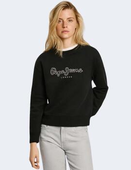 Sudadera Pepe Jeans Mujer Negra Frida