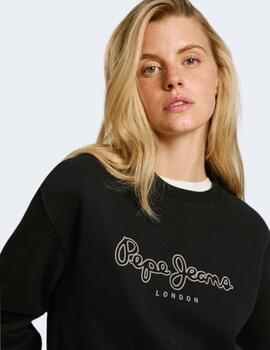 Sudadera Pepe Jeans Mujer Negra Frida