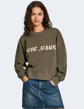 Sudadera Pepe Jeans Mujer Gayle Verde