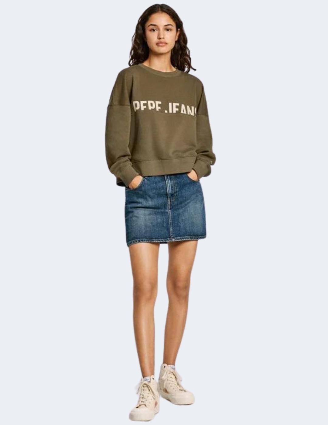 Sudadera Pepe Jeans Mujer Gayle Verde