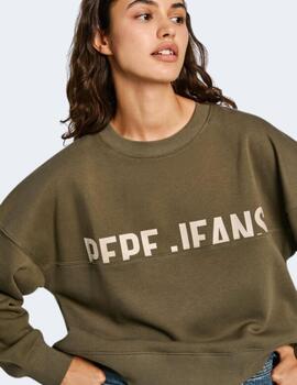 Sudadera Pepe Jeans Mujer Gayle Verde