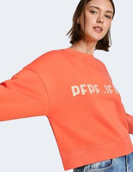 Sudadera Pepe Jeans Mujer Gayle Naranja