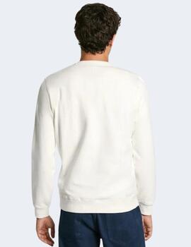 Sudadera Pepe Jeans Hombre Blanco New Joe Crea