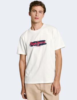 Camiseta Pepe Jeans Hombre Blanca Arsham