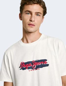 Camiseta Pepe Jeans Hombre Blanca Arsham