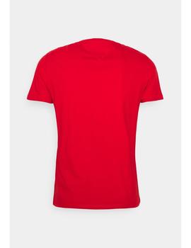 Camiseta Tommy Jeans Roja Hombre