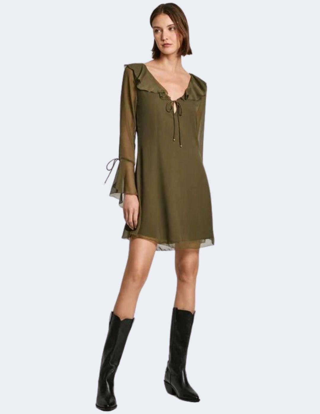 Vestido Pepe Jeans Mujer Respect Verde