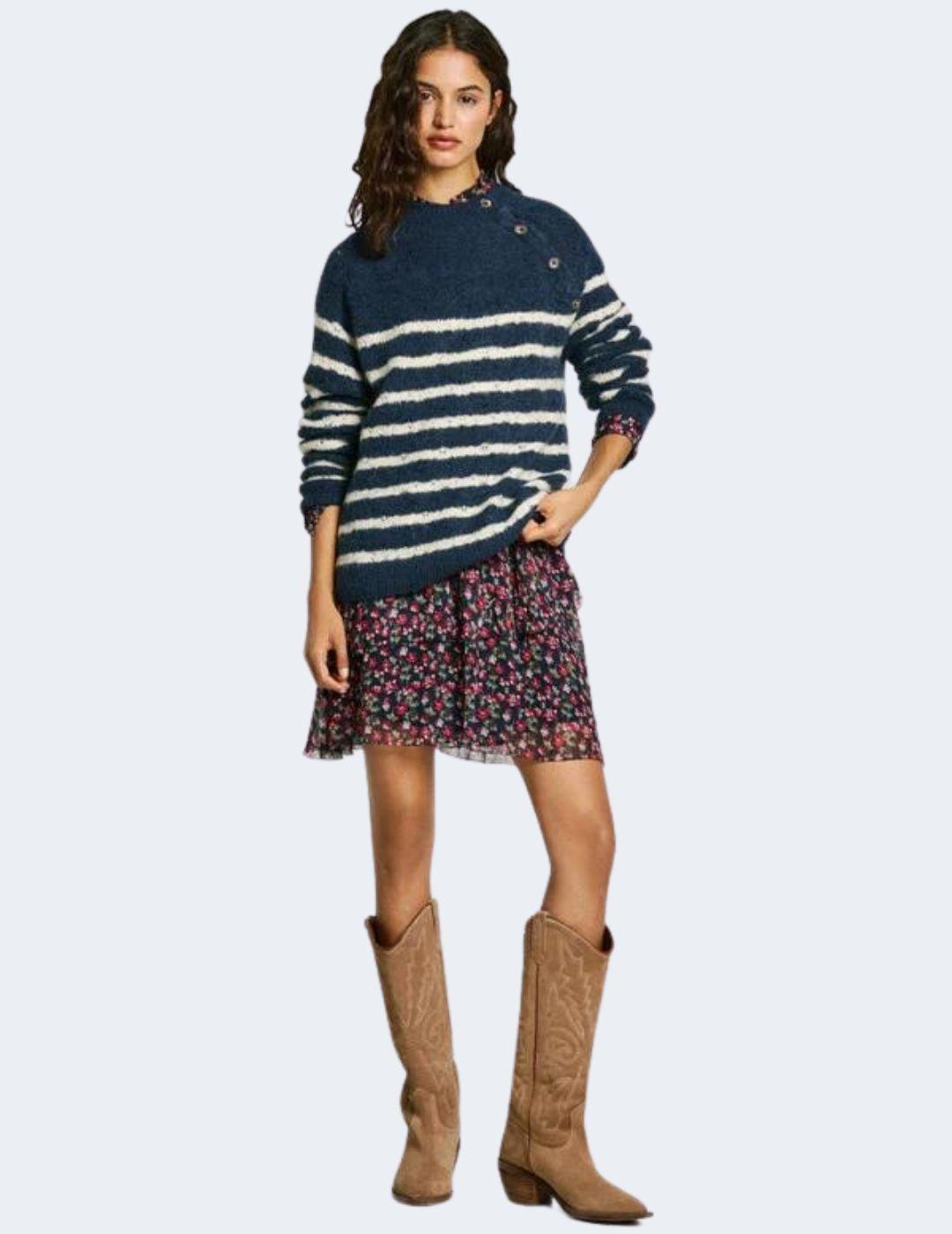 Jersey Pepe Jeans Mujer Hela Marino