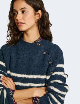 Jersey Pepe Jeans Mujer Hela Marino