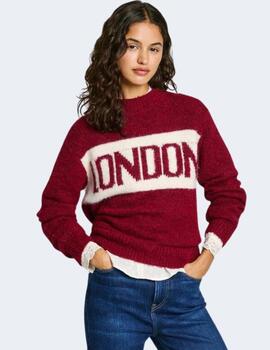 Jersey Pepe Jeans Mujer Rojo Hilda