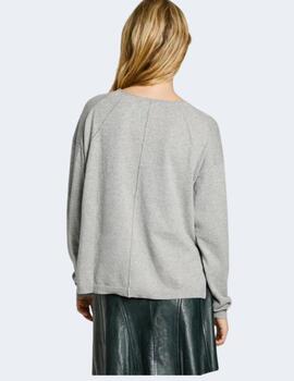 Jersey Pepe Jeans Mujer Isela Crew Neck Gris