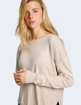 Jersey Pepe Jeans Mujer Isela Crew Neck Beige