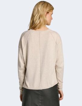 Jersey Pepe Jeans Mujer Isela Crew Neck Beige