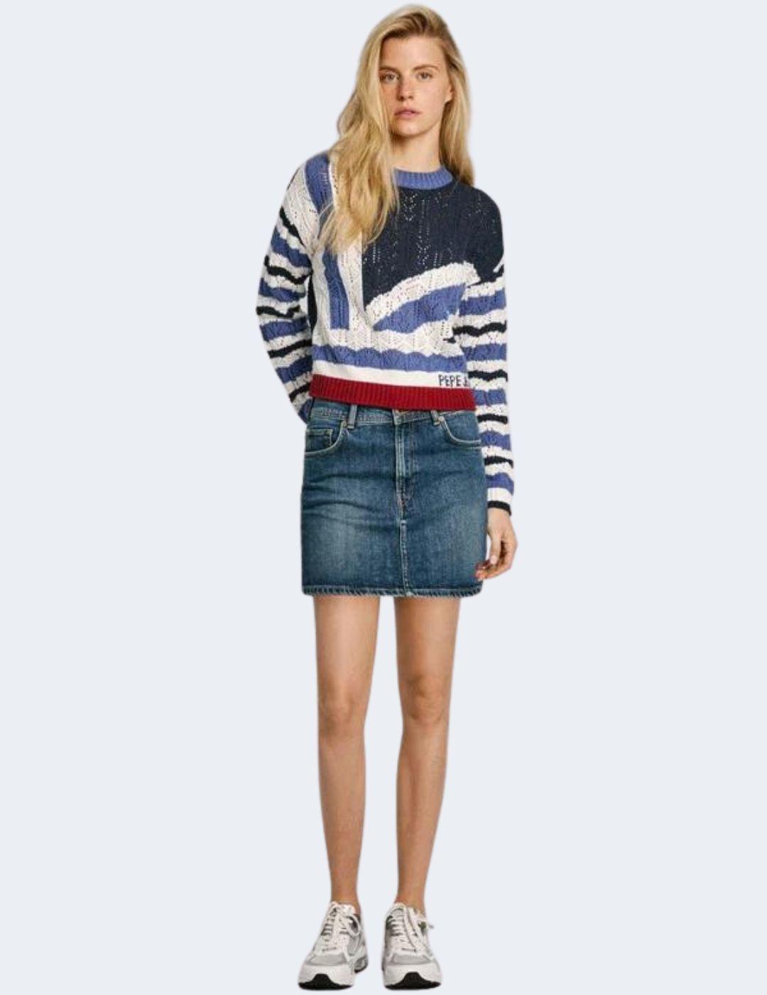 Jersey Pepe Jeans Mujer Azul Harlow