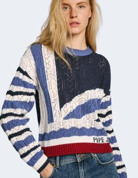 Jersey Pepe Jeans Mujer Azul Harlow