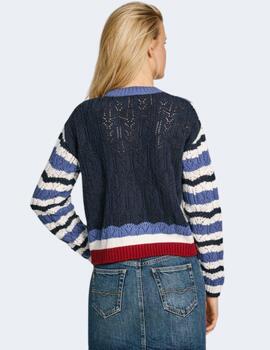 Jersey Pepe Jeans Mujer Azul Harlow