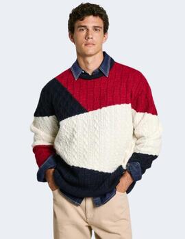 Jersey Pepe Jeans Hombre Azul Court