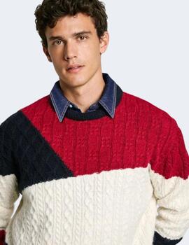 Jersey Pepe Jeans Hombre Azul Court