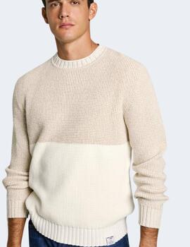 Jersey Pepe Jeans Hombre Costello Blanco