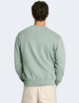 Sudadera Pepe Jeans Hombre Verde Aldrigde Crew