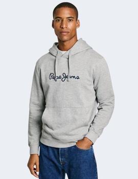 Sudadera Pepe Jeans Hombre Gris New Joe Hoo