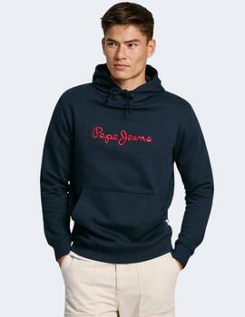 Sudadera Pepe Jeans Hombre Azul Marino New Joe Hoo