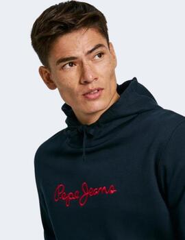 Sudadera Pepe Jeans Hombre Azul Marino New Joe Hoo