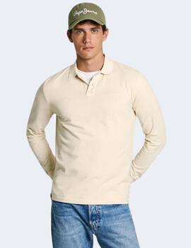 Polo Pepe Jeans Hombre Blanco Roto New Oliver GD