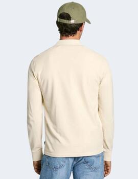 Polo Pepe Jeans Hombre Blanco Roto New Oliver GD