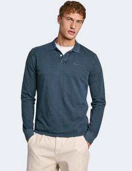 Polo Pepe Jeans Hombre Azul Marino New Oliver GD