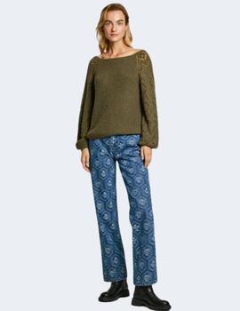 Jersey Pepe Jeans Mujer Verde Hailey