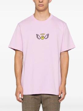 Camiseta Barrow rosa logo alas unisex