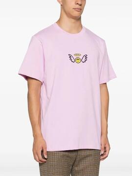 Camiseta Barrow rosa logo alas unisex