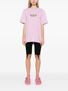 Camiseta Barrow rosa logo alas unisex