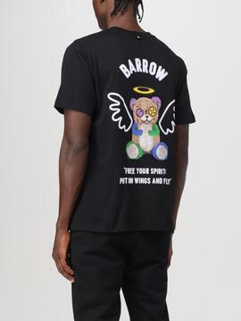 Camiseta Barrow negra logo alas unisex