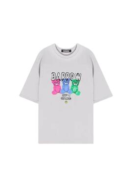 Camiseta Barrow blanca osos colores unisex