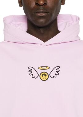 Sudadera Barrow rosa logo alas unisex