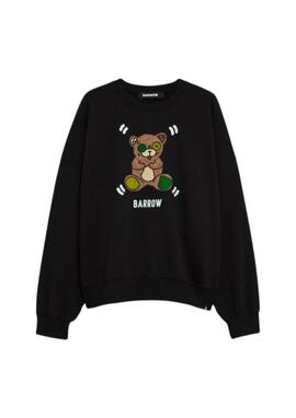 Sudadera Barrow negra oso centro unisex