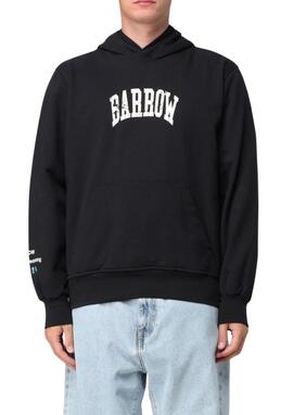 Sudadera Barrow negra logo roto unisex