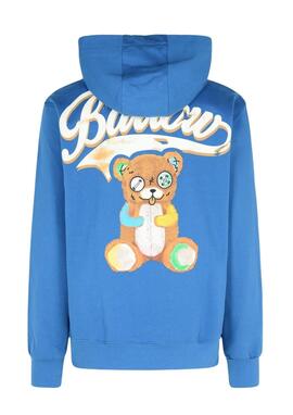 Sudadera Barrow azul logo beige Unisex