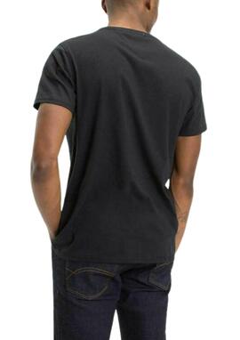 Camiseta Tommy Jeans Básica gris Hombre