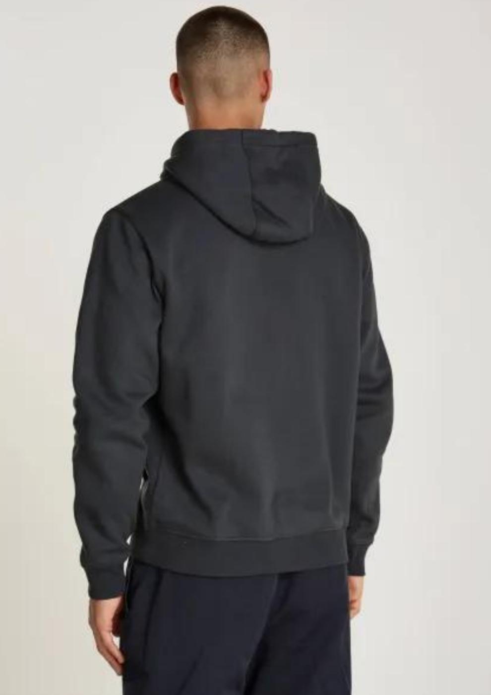 Sudadera Tommy Jeans capucha gris básica hombre