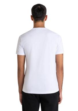 Camiseta Antony Morato blanca degrade hombre