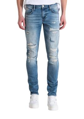 Jeans Antony Morato Ozzy azul broken hombre