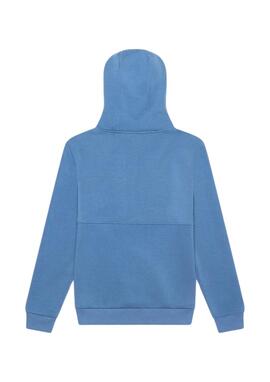 Sudadera Antony Morato azul capucha logo 3D hombre